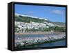 Beach and Breakwater, Puerto Rico, Gran Canaria, Canary Islands-Peter Thompson-Framed Stretched Canvas