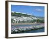 Beach and Breakwater, Puerto Rico, Gran Canaria, Canary Islands-Peter Thompson-Framed Photographic Print