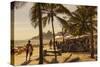 Beach and Cafe, Rio De Janeiro, Brazil, South America-Angelo-Stretched Canvas