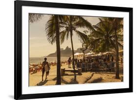 Beach and Cafe, Rio De Janeiro, Brazil, South America-Angelo-Framed Photographic Print