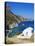 Beach and Church, Agia Anna, Amorgos, Cyclades, Aegean, Greek Islands, Greece, Europe-Tuul-Stretched Canvas