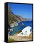 Beach and Church, Agia Anna, Amorgos, Cyclades, Aegean, Greek Islands, Greece, Europe-Tuul-Framed Stretched Canvas