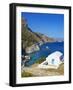 Beach and Church, Agia Anna, Amorgos, Cyclades, Aegean, Greek Islands, Greece, Europe-Tuul-Framed Photographic Print