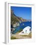 Beach and Church, Agia Anna, Amorgos, Cyclades, Aegean, Greek Islands, Greece, Europe-Tuul-Framed Photographic Print