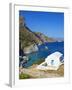 Beach and Church, Agia Anna, Amorgos, Cyclades, Aegean, Greek Islands, Greece, Europe-Tuul-Framed Photographic Print