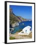 Beach and Church, Agia Anna, Amorgos, Cyclades, Aegean, Greek Islands, Greece, Europe-Tuul-Framed Photographic Print