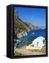 Beach and Church, Agia Anna, Amorgos, Cyclades, Aegean, Greek Islands, Greece, Europe-Tuul-Framed Stretched Canvas