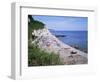 Beach and Cliffs, Beer, Devon, England, United Kingdom-Roy Rainford-Framed Photographic Print