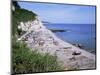 Beach and Cliffs, Beer, Devon, England, United Kingdom-Roy Rainford-Mounted Photographic Print