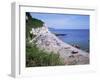 Beach and Cliffs, Beer, Devon, England, United Kingdom-Roy Rainford-Framed Photographic Print