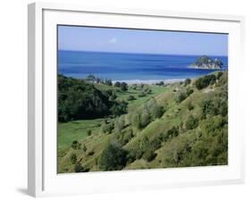 Beach and Coast, Tokomaru Bay, Gisborne, East Coast, North Island, New Zealand, Pacific-D H Webster-Framed Photographic Print