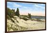 Beach and Dunes, Manistee, Michigan-null-Framed Art Print