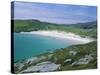 Beach and Dunes of Shell-Sand, Huisinis, North Harris, Outer Hebrides, Scotland, UK-Tony Waltham-Stretched Canvas