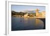 Beach and Eglise Notre-Dame-Des-Anges-Martin Child-Framed Photographic Print