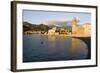 Beach and Eglise Notre-Dame-Des-Anges-Martin Child-Framed Photographic Print