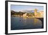 Beach and Eglise Notre-Dame-Des-Anges-Martin Child-Framed Photographic Print