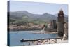 Beach and Eglise Notre-Dame-Des-Anges-Martin Child-Stretched Canvas