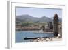 Beach and Eglise Notre-Dame-Des-Anges-Martin Child-Framed Photographic Print