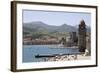 Beach and Eglise Notre-Dame-Des-Anges-Martin Child-Framed Photographic Print