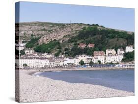 Beach and Great Orme, Llandudno,Conwy, Wales, United Kingdom-Roy Rainford-Stretched Canvas