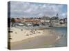 Beach and Harbour, Cascais, Portugal, Europe-Wogan David-Stretched Canvas