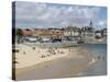 Beach and Harbour, Cascais, Portugal, Europe-Wogan David-Stretched Canvas