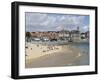 Beach and Harbour, Cascais, Portugal, Europe-Wogan David-Framed Photographic Print