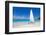 Beach and Hobie Cat, Long Bay, Antigua, Leeward Islands, West Indies, Caribbean, Central America-Frank Fell-Framed Photographic Print