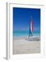 Beach and Hobie Cat-Frank Fell-Framed Photographic Print