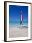 Beach and Hobie Cat-Frank Fell-Framed Photographic Print