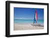 Beach and Hobie Cat-Frank Fell-Framed Photographic Print