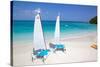 Beach and Hobie Cats, Long Bay, Antigua, Leeward Islands, West Indies, Caribbean, Central America-Frank Fell-Stretched Canvas