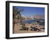 Beach and Hotels, Eilat, Israel, Middle East-Simanor Eitan-Framed Photographic Print