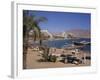 Beach and Hotels, Eilat, Israel, Middle East-Simanor Eitan-Framed Photographic Print