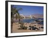 Beach and Hotels, Eilat, Israel, Middle East-Simanor Eitan-Framed Photographic Print