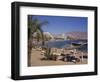 Beach and Hotels, Eilat, Israel, Middle East-Simanor Eitan-Framed Photographic Print