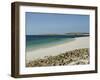 Beach and Lighthouse, Island of Glenan, Brittany, France, Europe-Groenendijk Peter-Framed Photographic Print