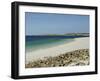 Beach and Lighthouse, Island of Glenan, Brittany, France, Europe-Groenendijk Peter-Framed Photographic Print