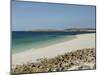 Beach and Lighthouse, Island of Glenan, Brittany, France, Europe-Groenendijk Peter-Mounted Photographic Print