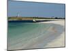 Beach and Lighthouse, Islands of Glenan, Brittany, France, Europe-Groenendijk Peter-Mounted Photographic Print