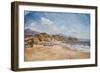 Beach and Mountains, Nerja, 2001-Christopher Glanville-Framed Giclee Print