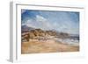 Beach and Mountains, Nerja, 2001-Christopher Glanville-Framed Giclee Print