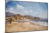 Beach and Mountains, Nerja, 2001-Christopher Glanville-Mounted Giclee Print