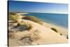 Beach and Ocean Endless White and Sandy Beach-null-Stretched Canvas