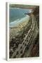 Beach and Palisades, Santa Monica, California-null-Stretched Canvas