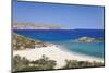 Beach and Palm Tree Forest, Vai, Lasithi, Eastern Crete, Crete, Greek Islands, Greece, Europe-Markus Lange-Mounted Photographic Print