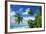 Beach and Palm Trees by the Indian Ocean at Nakatchafushi, North Male Atoll, Maldives-Robert Harding-Framed Photographic Print