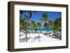 Beach and Palm Trees, Long Bay, Antigua, Leeward Islands, West Indies, Caribbean, Central America-Frank Fell-Framed Photographic Print