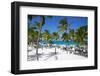 Beach and Palm Trees, Long Bay, Antigua, Leeward Islands, West Indies, Caribbean, Central America-Frank Fell-Framed Photographic Print