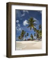 Beach and Palm Trees on Dog Island in the San Blas Islands, Panama, Central America-Donald Nausbaum-Framed Photographic Print